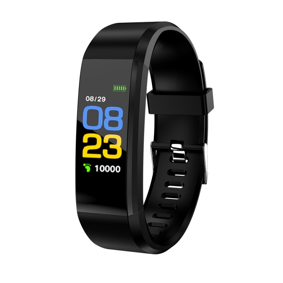Watechgy Smart Armband Id115 Plus Kleur Screen Sport Stappenteller Horloge Smartband Fitness Traker Bluetooth Waterdichte Slimme Band