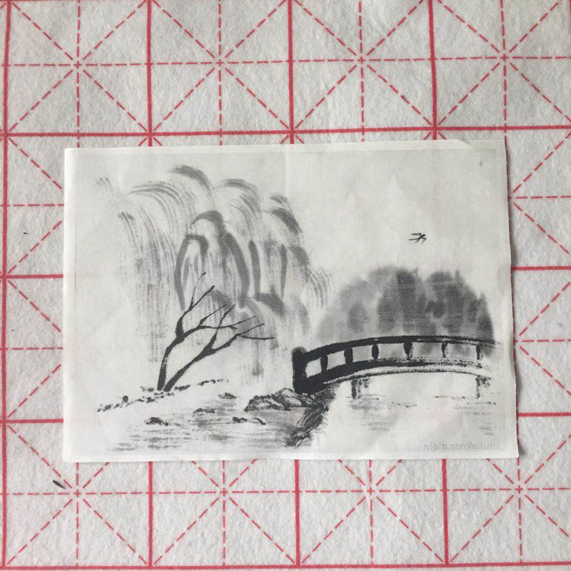 A3 A4 Chinese Afdrukken Rijstpapier Borstel Schilderen Kalligrafie Goudfolie Print Xuan Papier Chinees Schilderen Oud Boek Rijstpapier