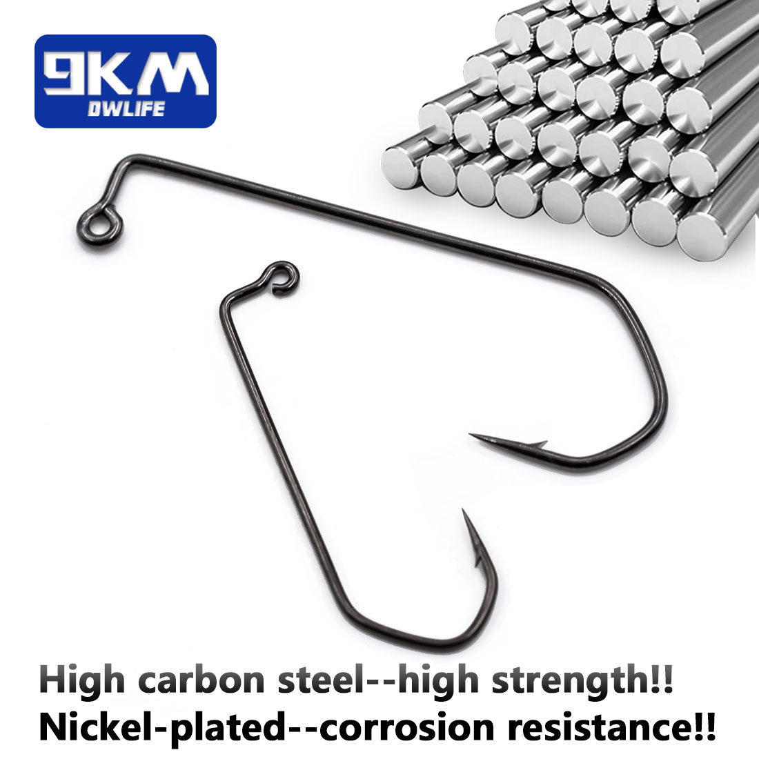 90 Degree Jig Hooks 25~100Pcs Long Shank Jig Head Hook Fishing Barbarian Aberdeen Jig Hook Saltwater Saltwater Fishing Tackle