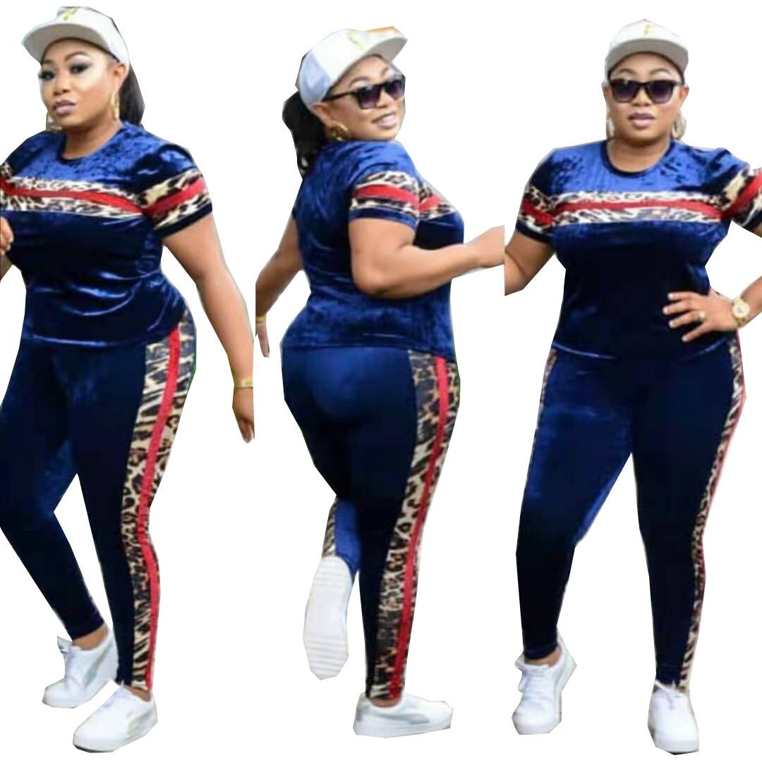 2 Piece Sets African Sets For Women African Print Elastic Bazin Baggy Pants Rock Style Dashiki Famous Suit Lady Outfits