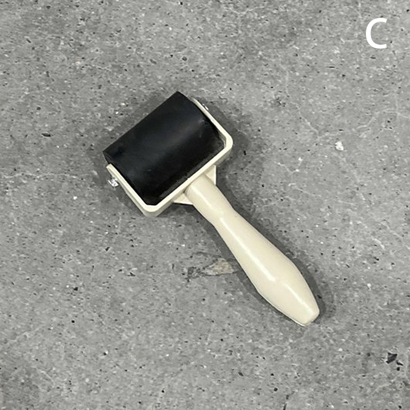 Rubber Roller Brayer Ink Painting Printmaking Roller Art Craft Projects Ink Stamping Tool Paint Roller: PURPLE