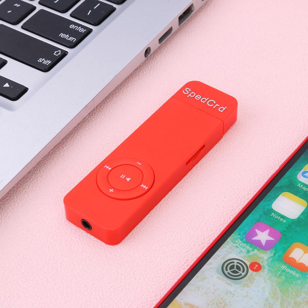 Portable Mini MP3 Player Walkman USB Flash MP3 Player Support 64GB TF Card Digital Music Players 8.5x 2.5x 0.9cm