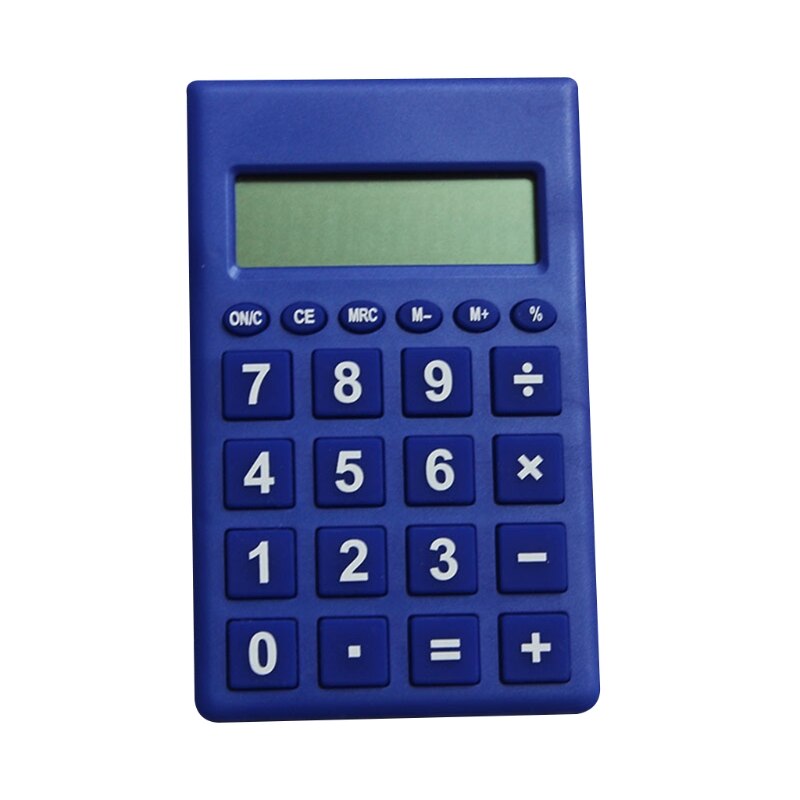 T8WC Portable 12 Digits Standard Calculators for Office Home School Use Optional Color Cute Calculator