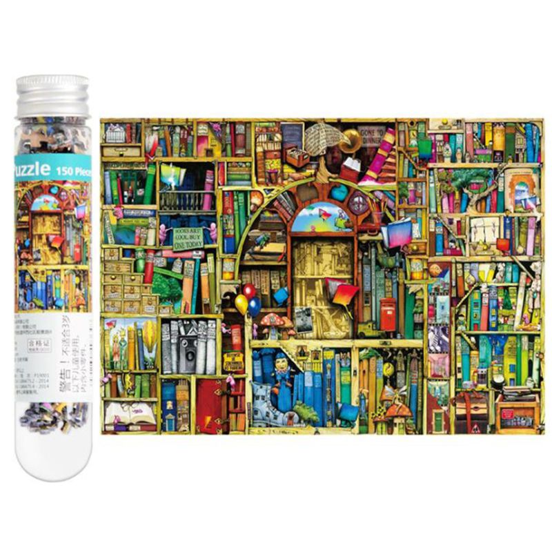150Stck Mini Rätsel Reagenzglas Puzzle Pädagogisches Spielzeug Selbst Montieren Teaser für freundlicher Erwachsene Wohnkultur