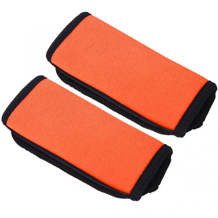 2 Pcs Boot Peddel Grips Neopreen Antislip Comfortabele Zachte Kayak Kano Roeien Boten Peddel Grips Kajak Boot Accessoires: Oranje