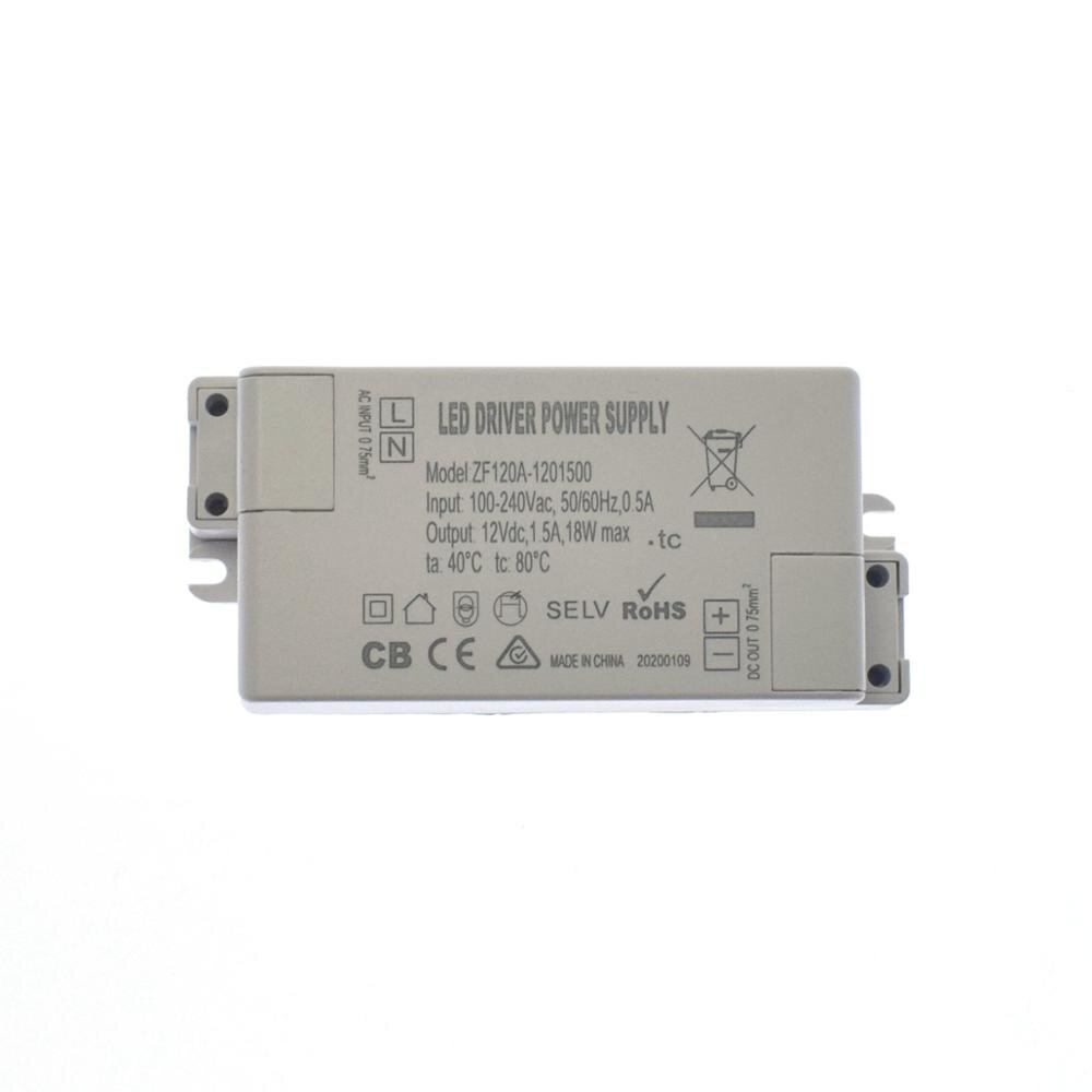 Dc 12 Volt Voeding 12 V Led Driver 6W 12W 18W 24W 30W Ac 110V 220V Naar 12 V Verlichting Transformator Adapter Voor Led Verlichting: 12V 18W