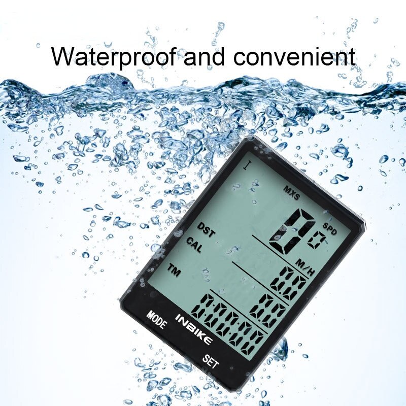 CX-9 Bike Computer Bicycle Speedometer Wireless Wired Bicycle Odometer Speedometer Cycling Stopwatch 2.8 inch giant screen