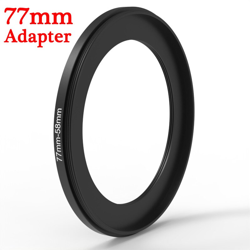 Camera Prisma Filter Split Caleidoscoop 52Mm 55Mm 58Mm 67Mm 72Mm 77Mm Fotografie Accessoires Mcuv nd Cpl Ster Glas Mobiele Telefoon: 77mm Adapter