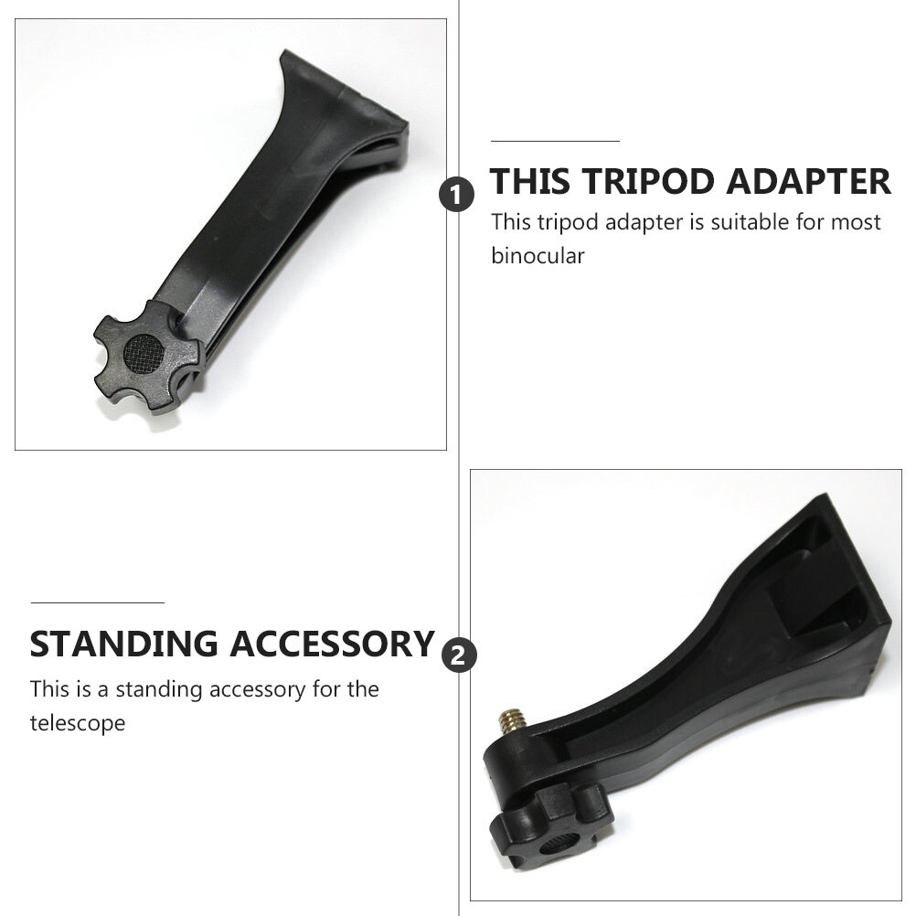 1 PC Plastic 1/4 inch Screw Hole Binocular Tripod Adapter Binocular Tripod Mount