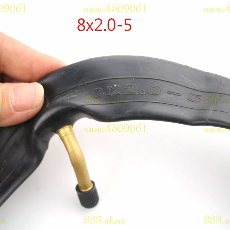 8x2.00-5 pneumatic inner tube 8X2.0-5 Inner tire With Bent Valve Suits Electric scooter baby trolley