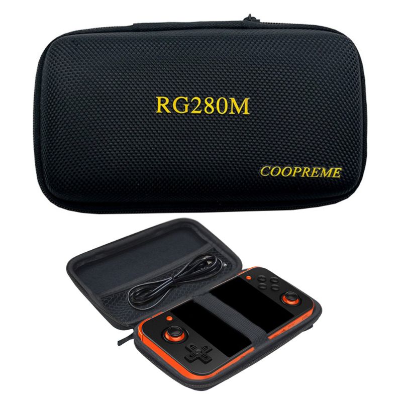 Retro Game Console Protection Bag Dust-proof Storage Carrying Case for RG280M