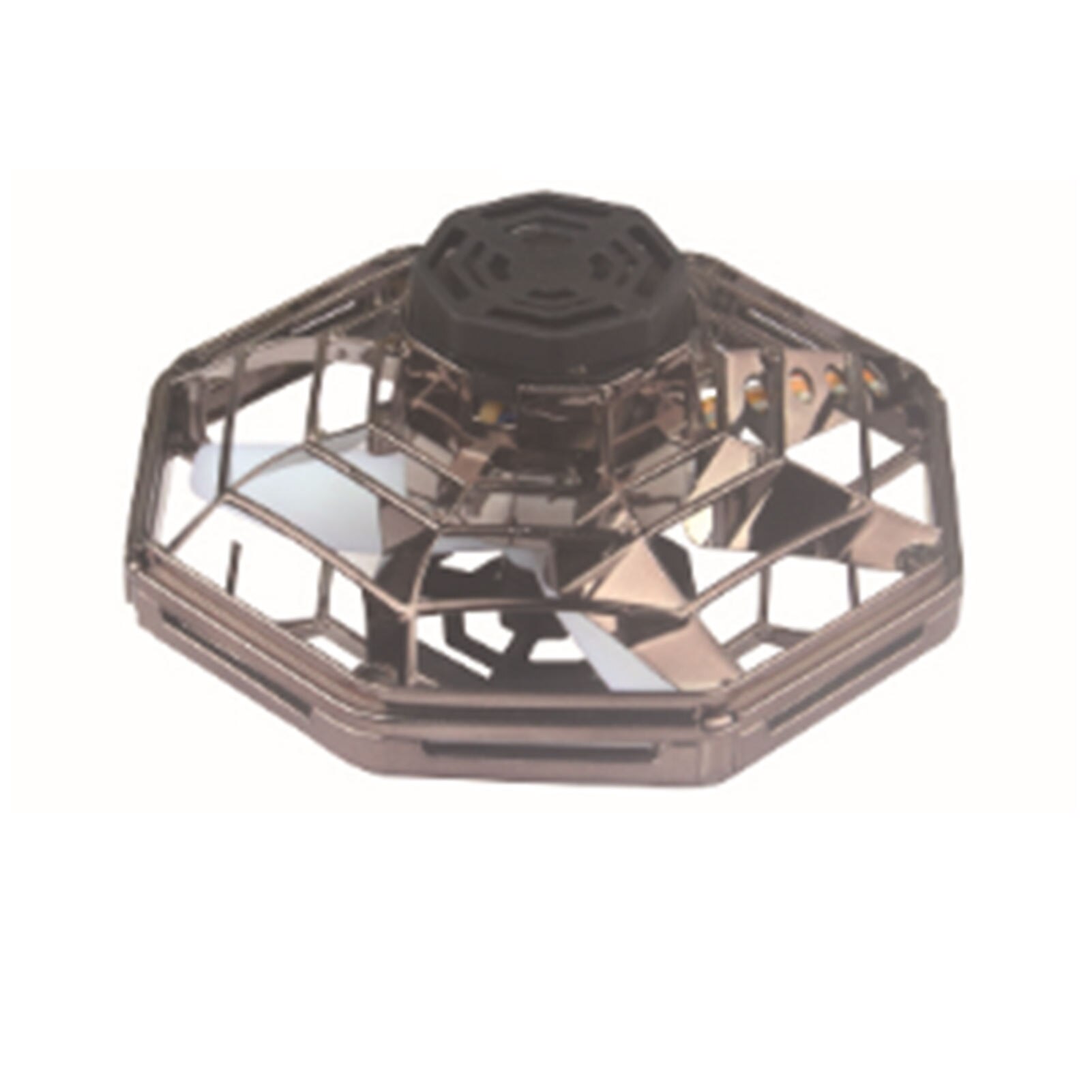 Hand Operated Drones Flying Toys Mini Drone Toy Manual Drone Toy Rechargeable Flying Gyro Aircraft Prop Small UFO Flying Toy: Brown