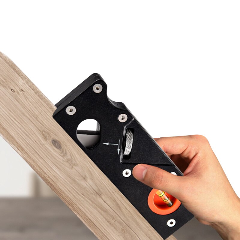 TRANVON Adjustable DIY Woodworking Manual Chamfer Planer Plane Bevel 45 Degrees Trimming Tool Planer