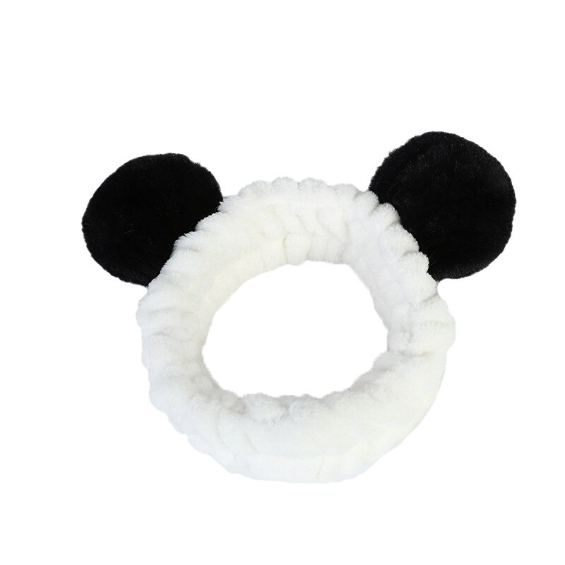 Diademas de oso Panda para niña y mujer, accesorios para el cabello, 1 unidad