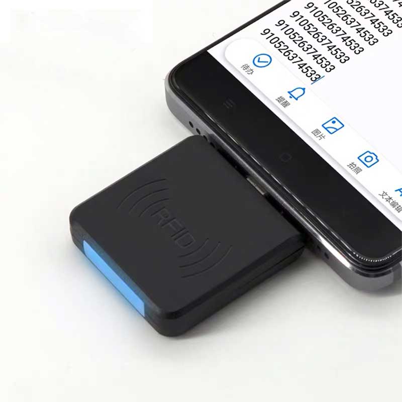 Mini OTG NFC RFID Smart Chip Card Reader 13.56MHZ Access Card Reader Supports Windows / Android RFID Smart Chip Nfc Reader