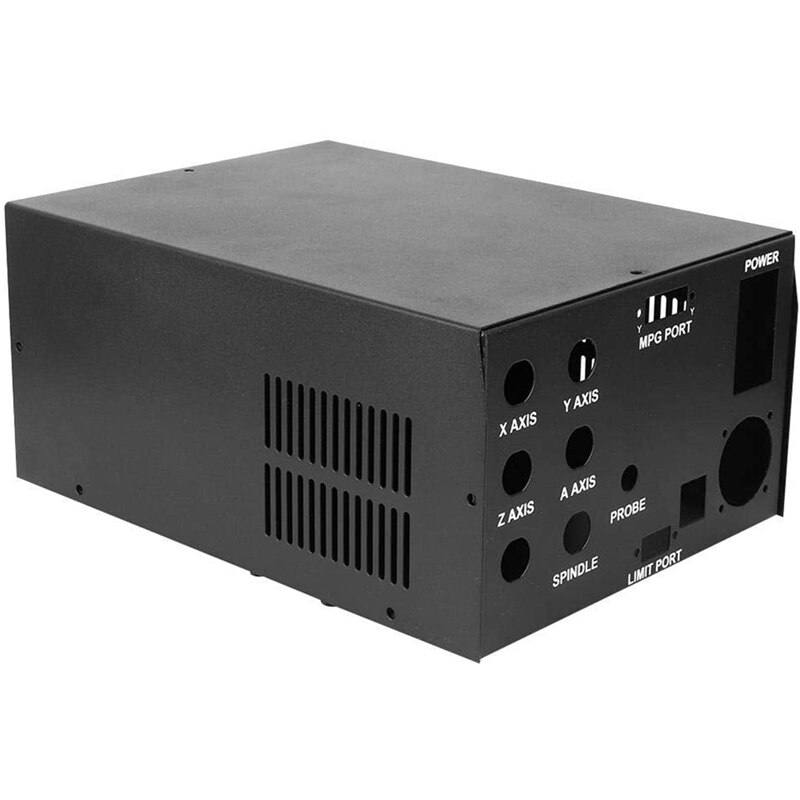 NCB02 CNC Control Box,CNC Control Box Empty Shell,Iron CNC Router Engraving Machine Control Box Shell, Easy Installation: Default Title