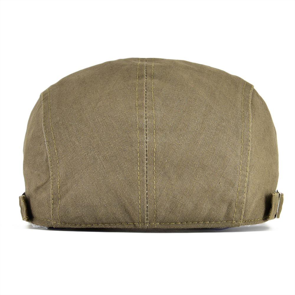 VOBOOM – casquette de Golf en coton pour hommes, chapeau plat de livreur de journaux, rétro, béret Gatsby, ajustable, printemps automne 100