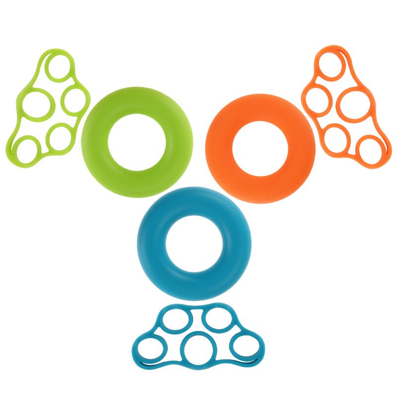 1 pcs Resistance Wrist Training Bands Hand Forearm Gripper Finger Stretcher Expander Fitness Equipment Exercise Grips Pull Ring