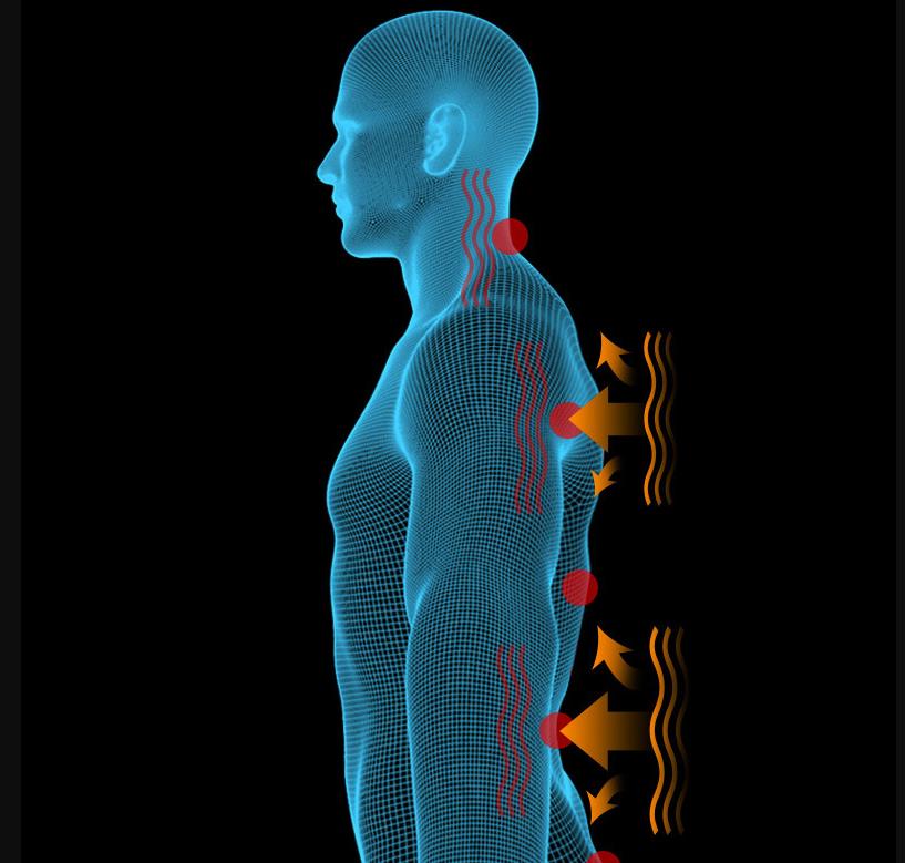 Coussin de massage multifonction pour voiture et maison, masseur de cou et de taille, vibration, siège universel, tension