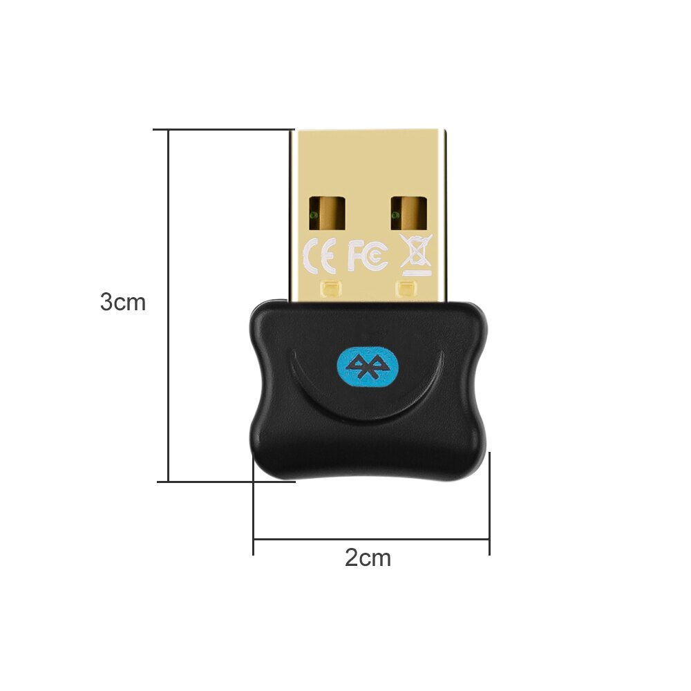 Kebidumei Mini adattatore Wireless bluetooth 5.0 trasmettitore ricevitore adattatore Bluetooth Dongle USB per PC Laptop Computer Mouse