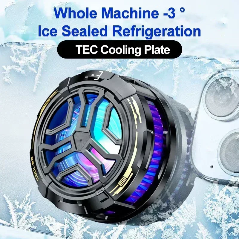 Radiateur de refroidissement magnétique à semi-conducteur pour téléphone Portable, système F26 type-c, refroidisseur de jeu à clip arrière pour IOS Android universel