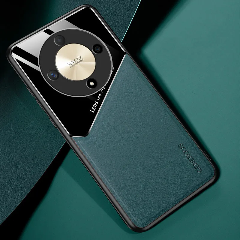 Støtsikkert deksel til honor magi 6 lite magi 5 pro  x9b x8b x9a x8a honor 90 70 lite beskyttelsesdeksel magnetisk holderdeksel: Abs / Grønn