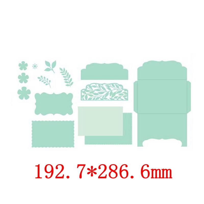 Konvolutt brette ramme metall skjære dør sjablonger til diy scrapbooking preging fotoalbum dekorasjon papir kort håndverk stanse