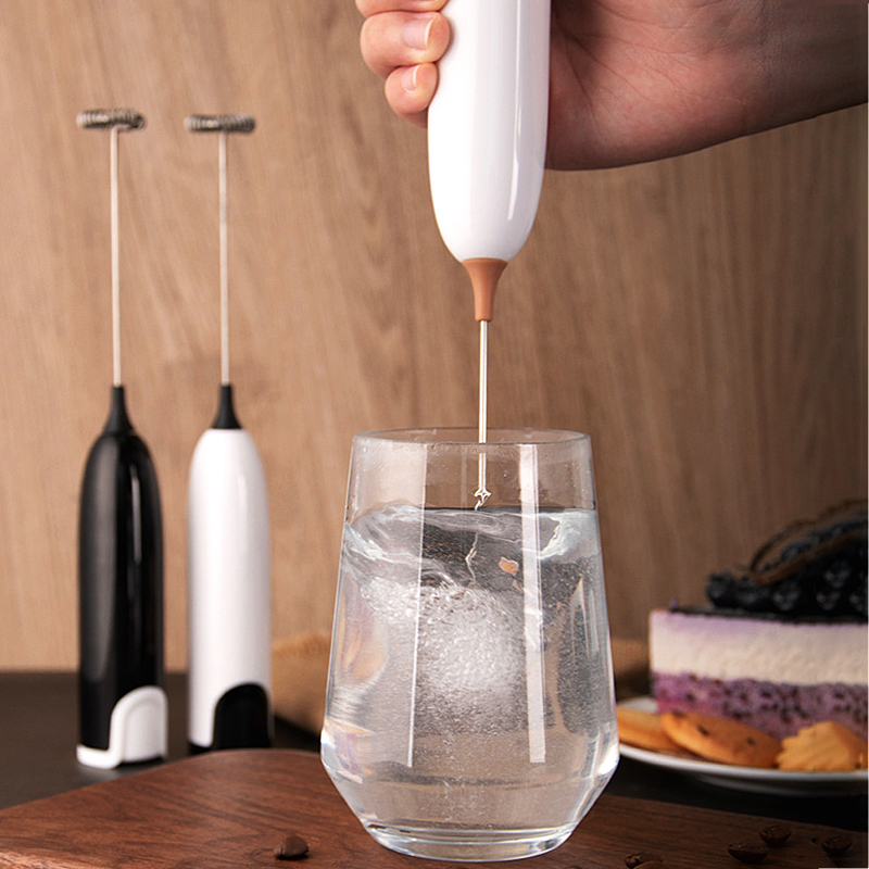 Mini-Milchaufschäumer, Handschaumbereiter für Lattees, Schneebesen, Kaffee, Cappuccino, Frappe, Matcha, heiße Schokolade, Schneebesen, Getränkemixer