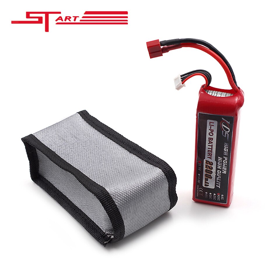 STARTRC Lipo Batterij Draagbare Brandwerende explosieveilige Veiligheid Zak Brandwerende 130*5*7mm Voor RC lipo Batterij