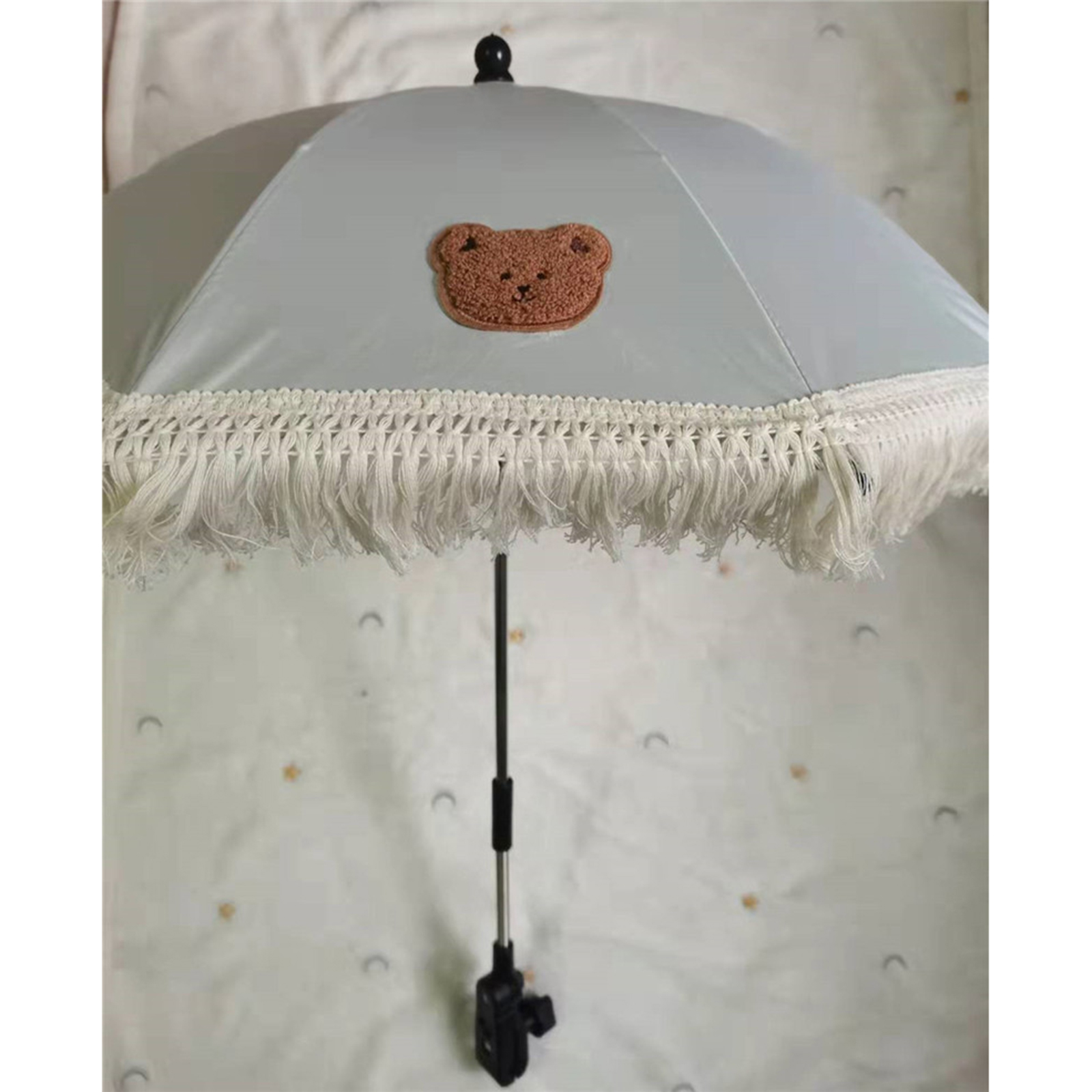 Passeggino parasole con morsetto UV accessori per passeggini universali coperture per tettoie per ruote Base sportiva protezione per supporto indossabile