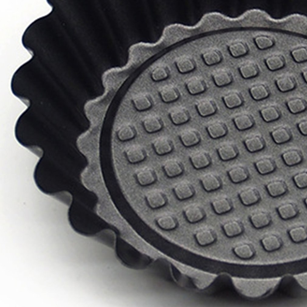 Nonstick Wrinkle Aluminum Egg Mold Flower Shape Reusable Cup Cake and Muffin Baking Cup Tartlets Pans Egg Tart Portuguese Tart