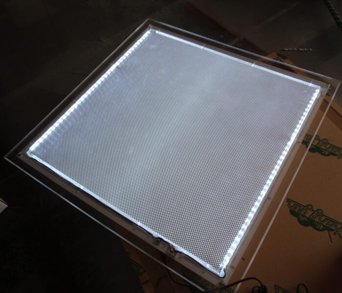 Crystal Frame Lightbox, LED Fotolijst a4, Backlit Pohto Box Frame