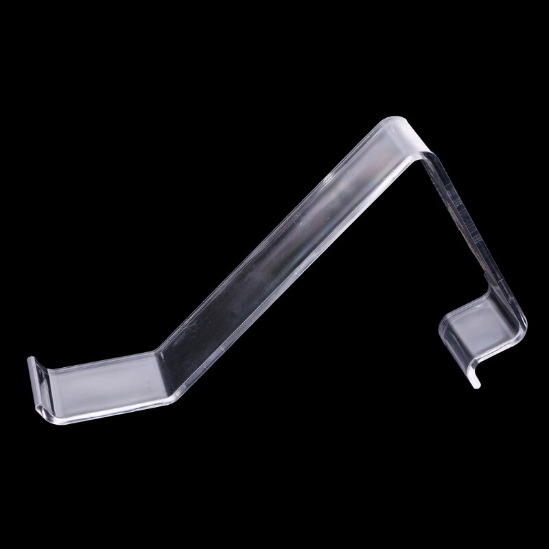 Klar l-form akryl sko ract holder detail butik display plast stand hylde