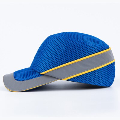 Sicurezza sul lavoro colpo cap casco cappello da baseball stile protettivo elmetto protettivo per cantiere protezione della testa: 8003-blu