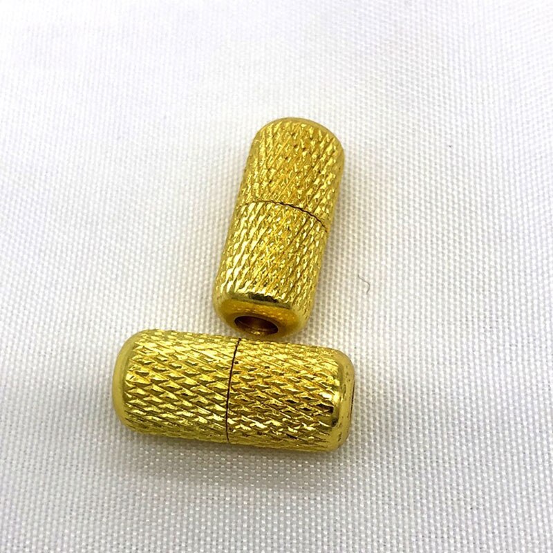 Boucle épaisse pour chaussures, fermeture rapide, fermeture sans attache, 1 paire, Capsule métallique réticulée: Or
