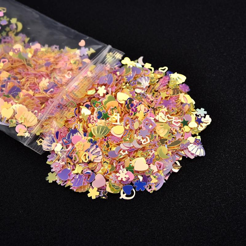 Mix Star Shell Sequin Heart Glitter Filling 10g/Pack For DIY Epoxy UV Resin Jewelry Making Decoration Supplies Resin Crafts: 03