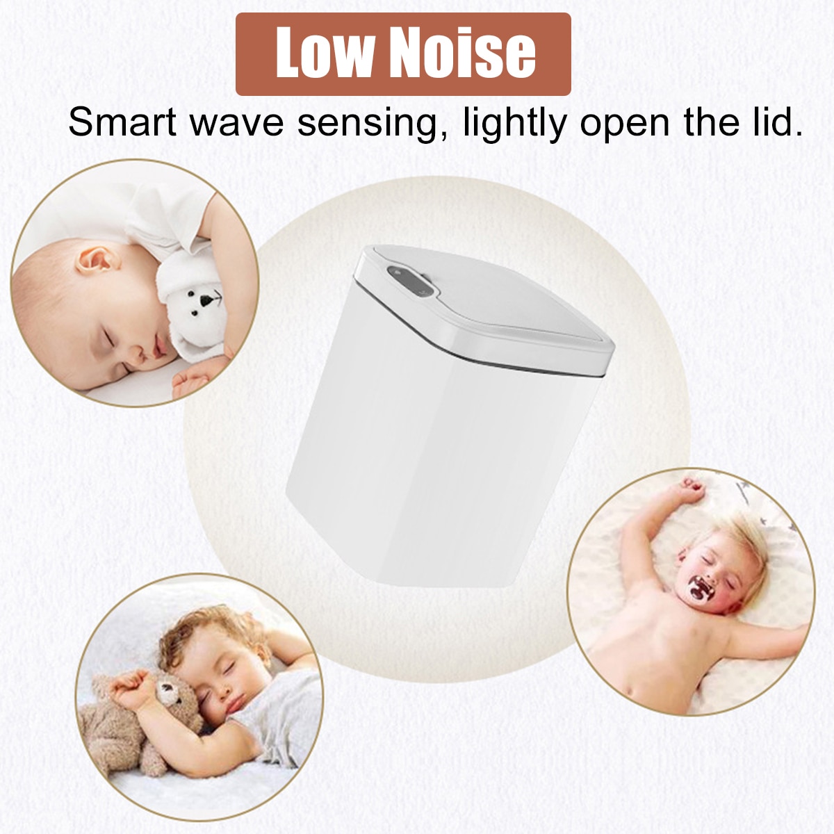 Battery Charging Household Intelligent Automatic Touchless Smart Infrared Sensor Waste Bin Kitchen Trash Can Garbage Bins