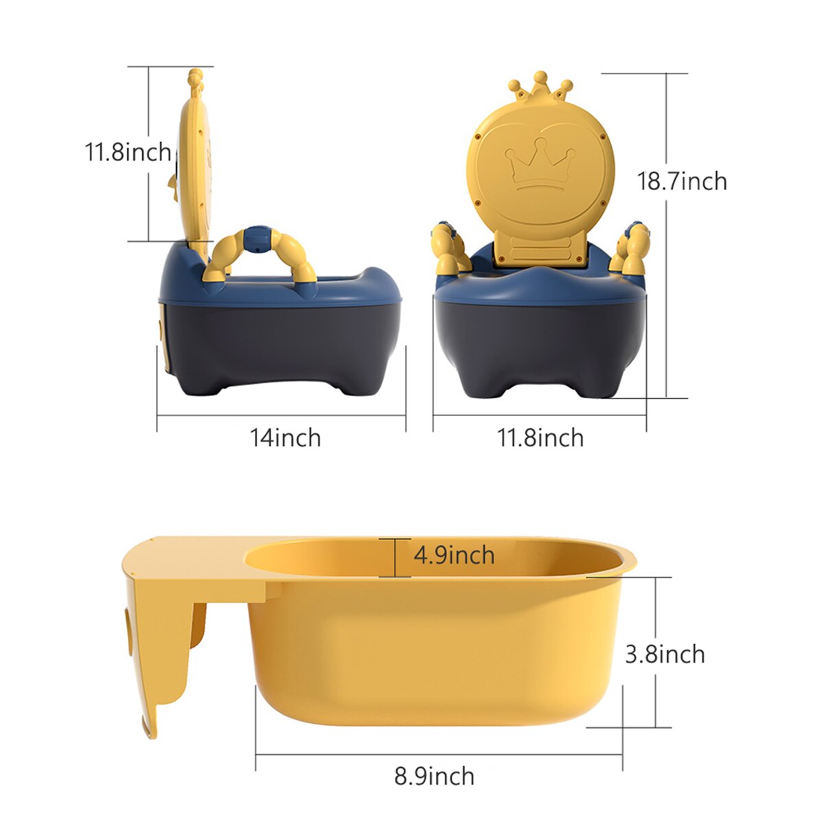 Portable Baby Potty Multifunction Baby Toilet Car Potty Child Pot Training Girls Boy Potty Kids Chair Toilet Seat Children's Pot