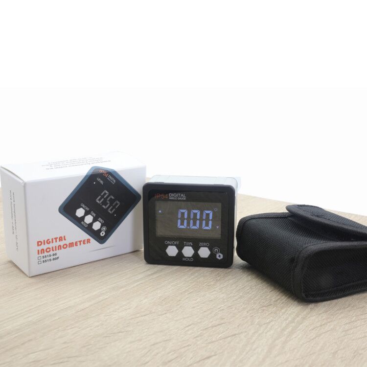 Precisie Digitale Gradenboog Inclinometer Level Box Digitale Hoekzoeker Bevel Box Met Magneet Base Gradenboog Digitale