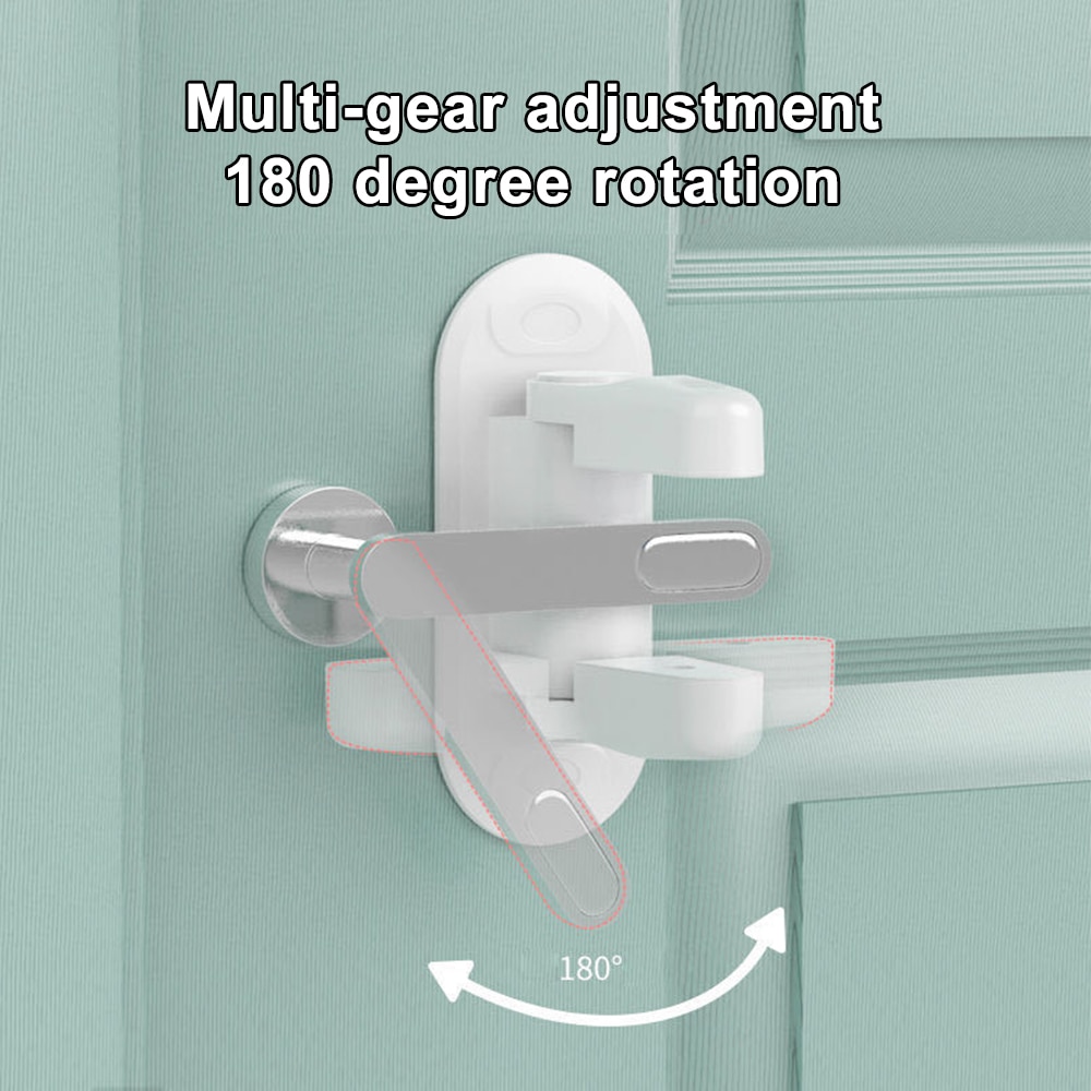 Safety Tools And Door Lever Lock Handles Child Adhesive Proof Doors 2