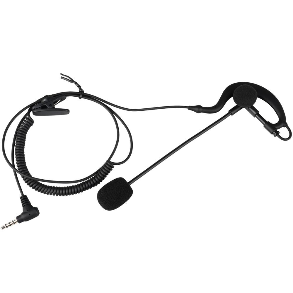 Fodsports V4 V6 Motorcycle Intercom Earhook Headset for Football Referee Judge Arbitration Bicycle Unilateral Earpiece наушники