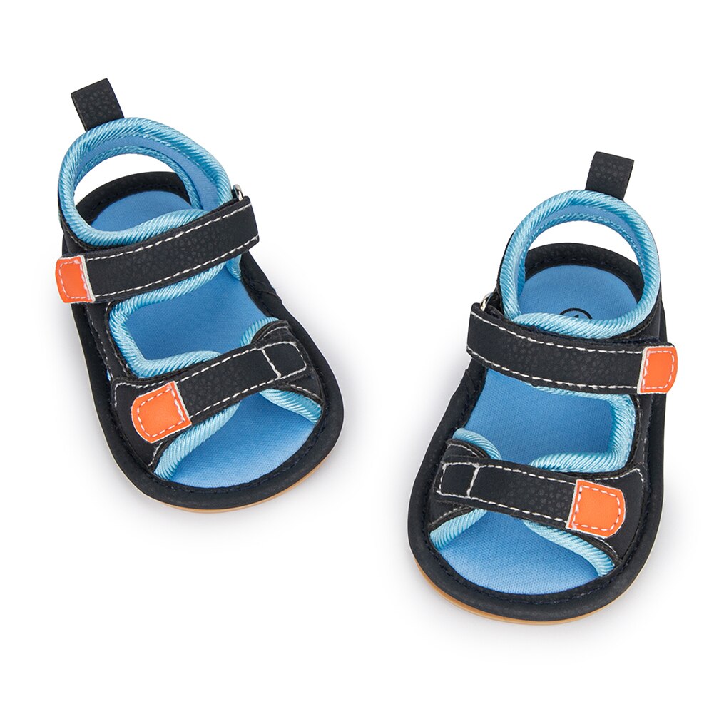 Kleinkind Baby Jungen Sport Sandalen Sommer lässig Strand Schuhe Weiche Sohle Sandale Prewalker Erste Wanderschuhe Schuhe 0-18M freundlicher Für Baby: L / 6-12M
