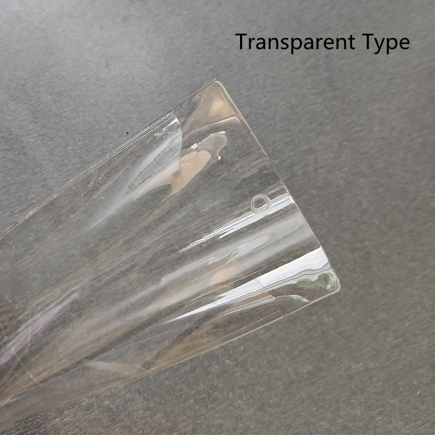 W6cm Plastic Price Signage PVC Cover Bags Card Tag Label Hanging Envelope Sleeve Protective Pocket Dull Matte Clear 100pcs: Transparent Type / Card Size 6cm x 20cm