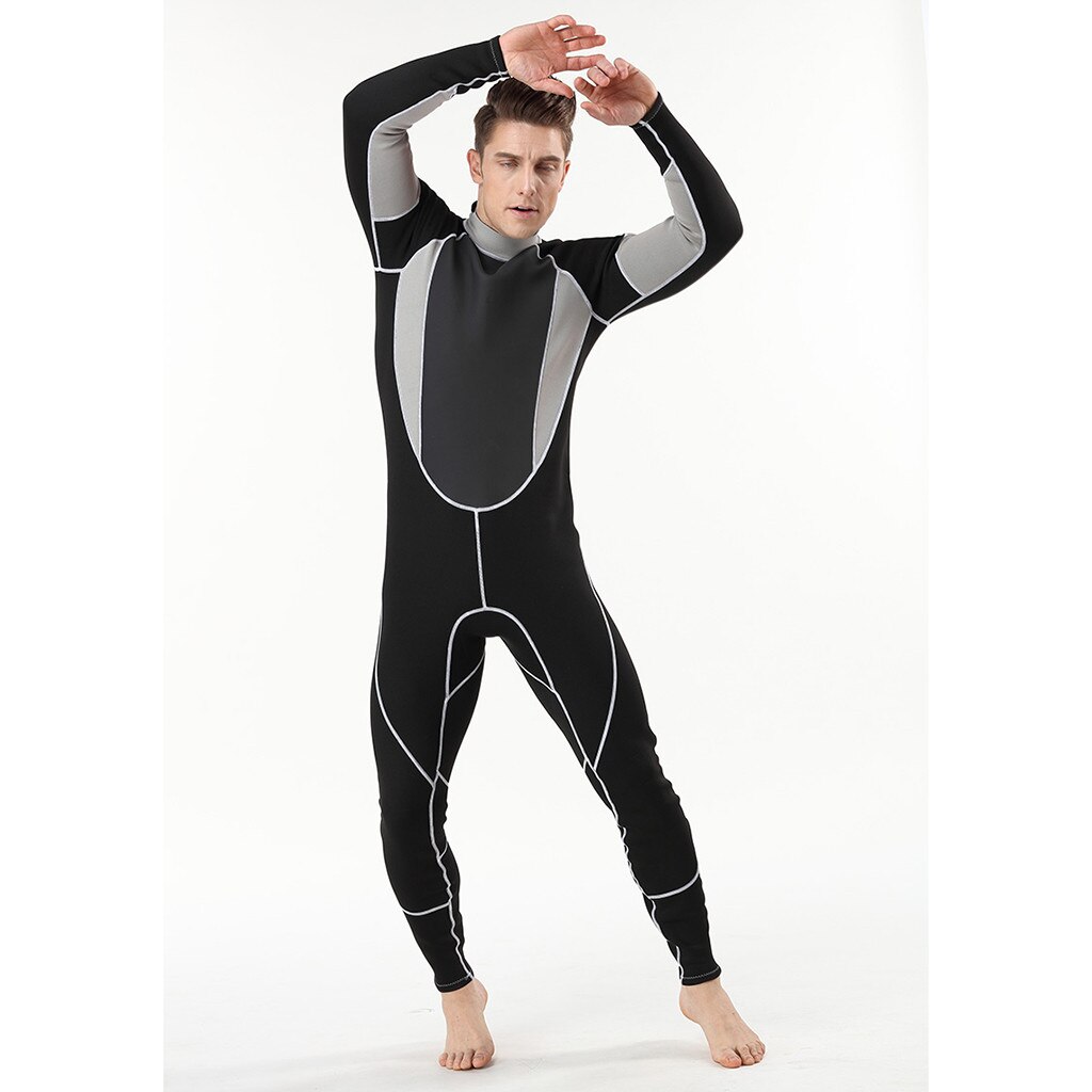 Men Wetsuit Full Body Suit Super Stretch Diving Suit Swim Surf Snorkeling Swimwear Sport Scuba Swimsuits Jumpsuit Surfing
