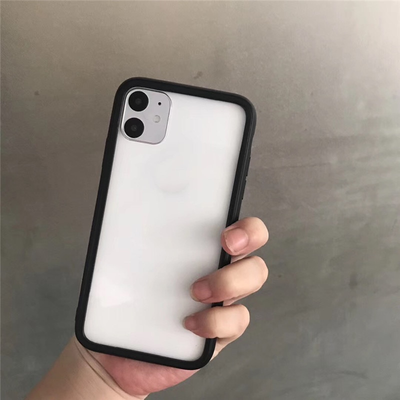 Pare-chocs antichoc en silicone souple Silm pour iPhone 11 protecteur complet étui pour téléphone cadre pour iPhone 11 Pro Max étui housse pare-chocs