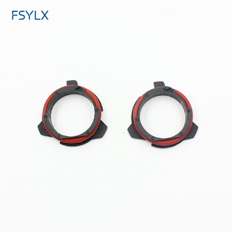 Fsylx  h7 led adapter til bmw 5 serie  e12 e28 e34 e39 e60 e61 f10 f11 bil  h7 led forlygte pærer adapter base holder  h7 adaptere