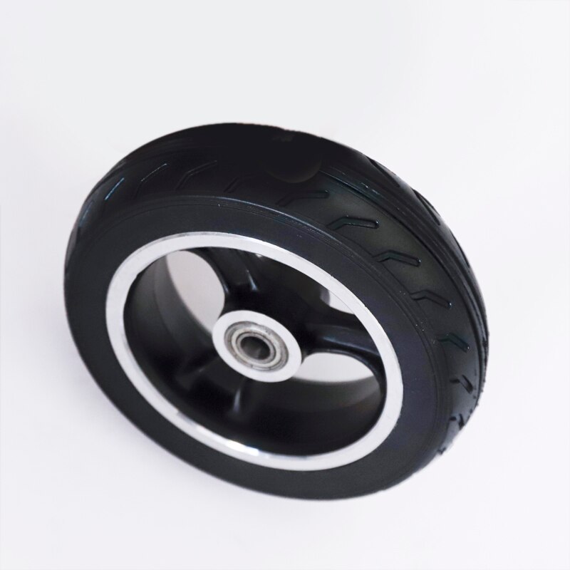 Fast Wheel Fo Widened Rear Wheel 6 Inch Electric Scooter 145x40 Solid Tire 6x2 Aluminum Wheel Tire: 8mm  wheel