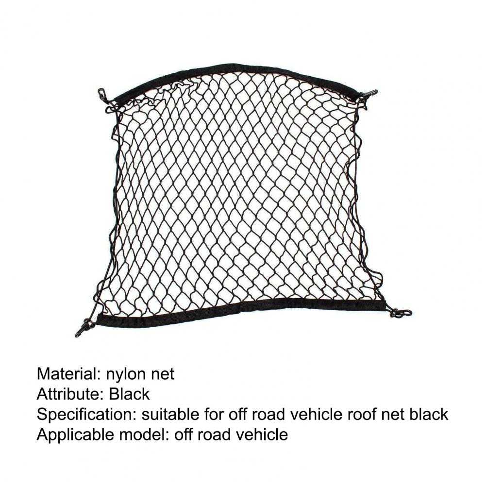 Roof Net High Strength Convenient Nylon Mesh Elastic Cargo Cover Net Ceiling Mesh Assistant Resilient Not Easy to Break