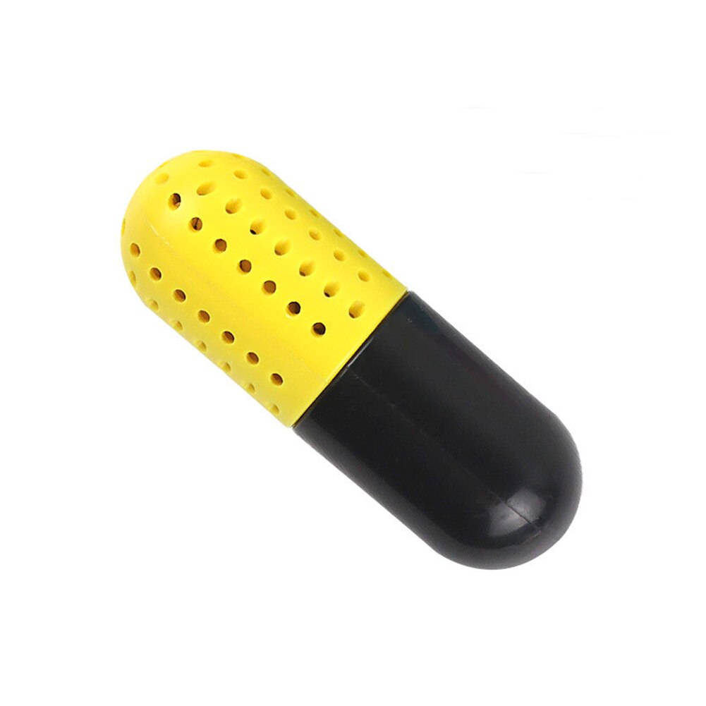 Steriliser Capsule Shape Closet Moisture Absorber Shoe Deodorizer Eliminator Air Purifying Dryer Drawer Smell Remover Household: Yellow