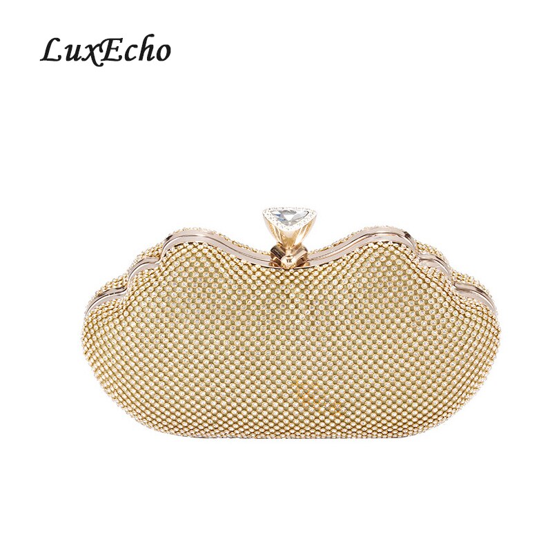 Luxecho Mode Dame Tinnen Parel Diner Tas Hand Met Een Schouder En Schuine Straddle Tas Bruid Party Bag